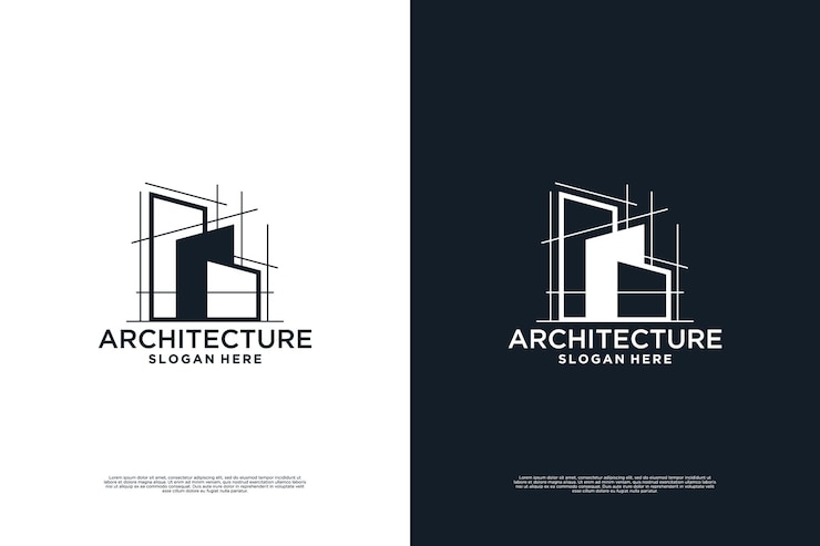 Vector building logo design inspiration architecture logo vector