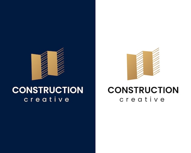 Building logo design vector