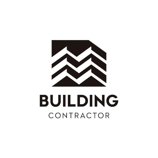 Vector building logo real estate house roofing icon logo vector