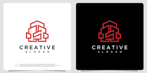 Building logo vector design inspiration