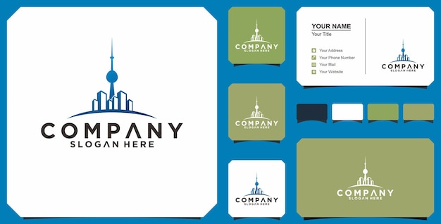 Building logo vector design template