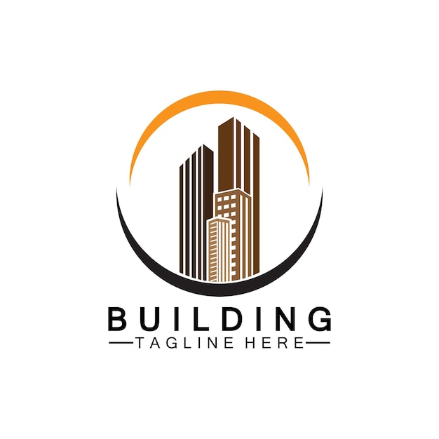 Building logo vector illustration design,Real Estate logo template, Logo symbol icon