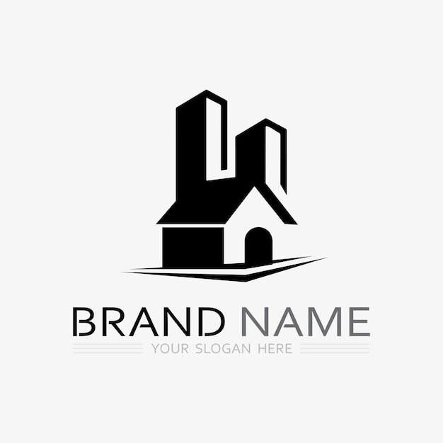 Building logo vector illustration designReal Estate logo template Logo symbol icon