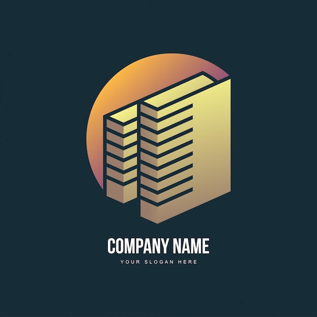 Building logo vector