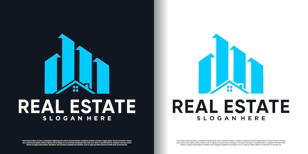 Building logo with modern concept Premium Vector