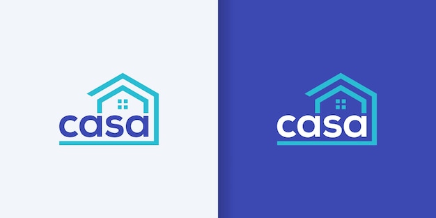 Building logo with modern line art design design template