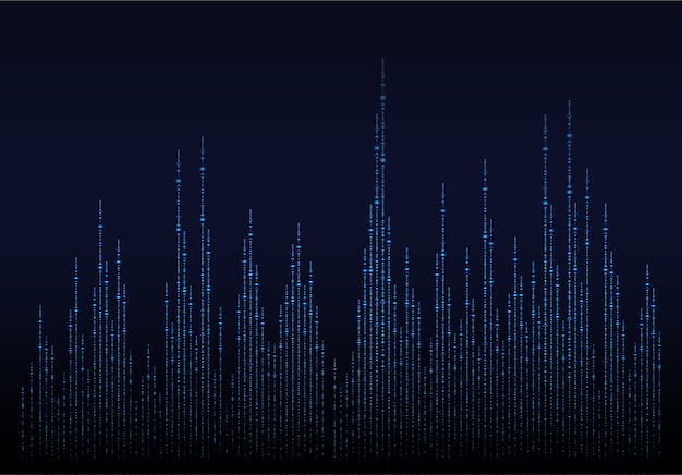 building in matrix style