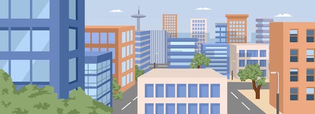 building in metropolitan area