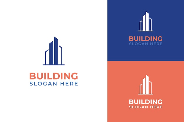 Building or real estate logo design template