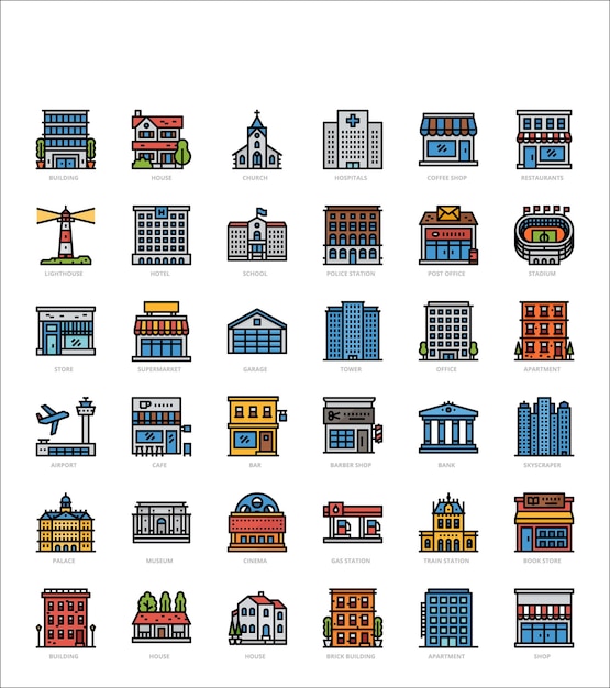 Building Set Icons