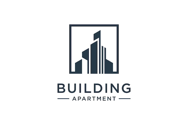 Building square logo design inspiration