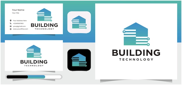 Строительные технологии шаблон векторного дизайна логотипа architech строительные технологии векторный логотип templ
