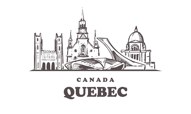 Buildings of Quebec in canada