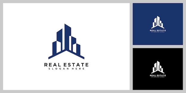 buildings real estate logo design