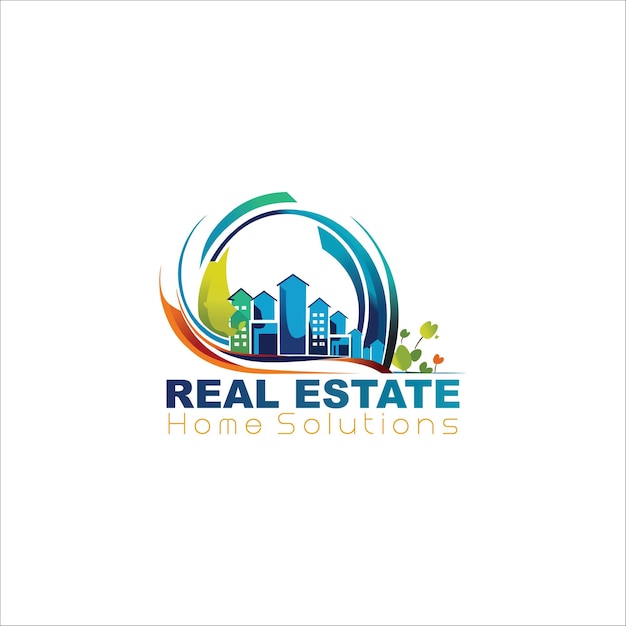 Buildings real estate logo