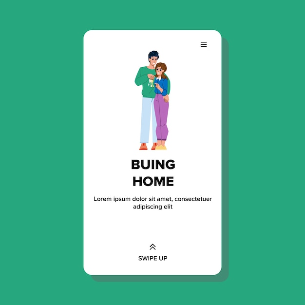 Buing home vector