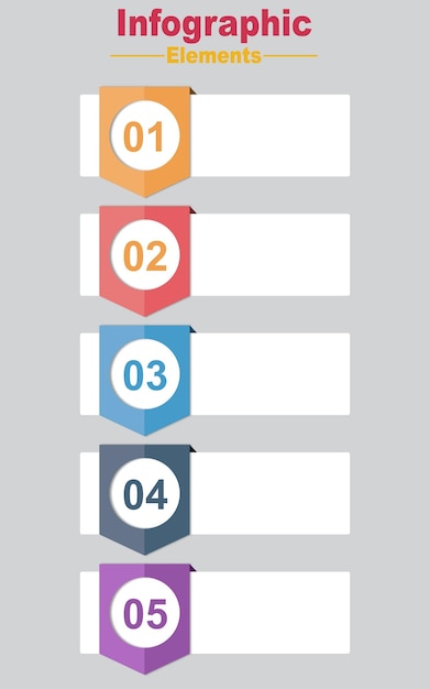 buisness infographic elements vector design flowchart