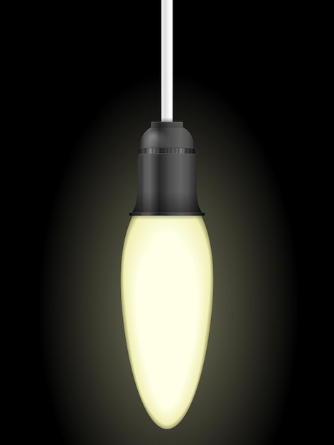 Vector bulb background