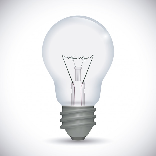 Bulb design, vector illustration.