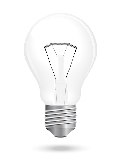 Bulb lamp vector