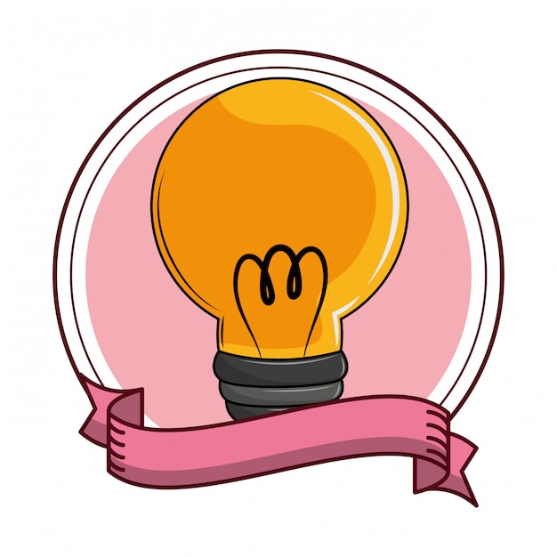 Bulb light cartoon