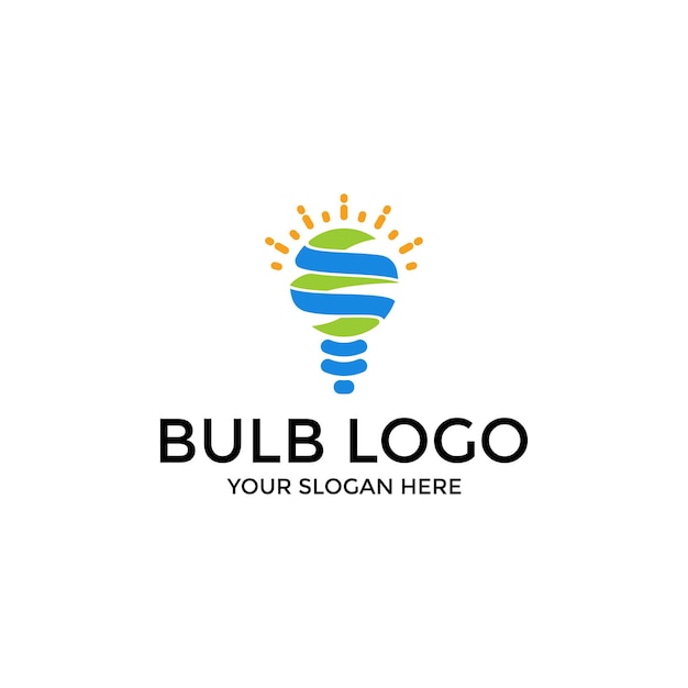 Bulb Logo Design Template Download