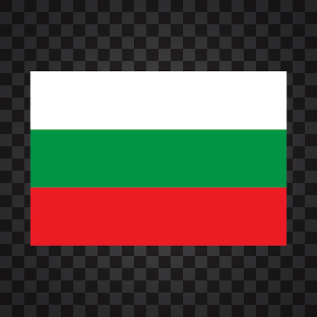 Bulgaria flag brush national flag