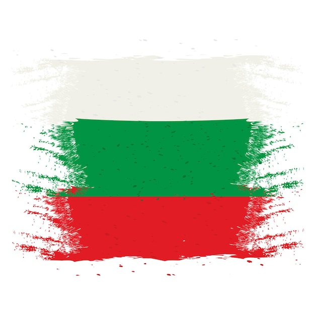 Bulgaria Flag Brush National Flag