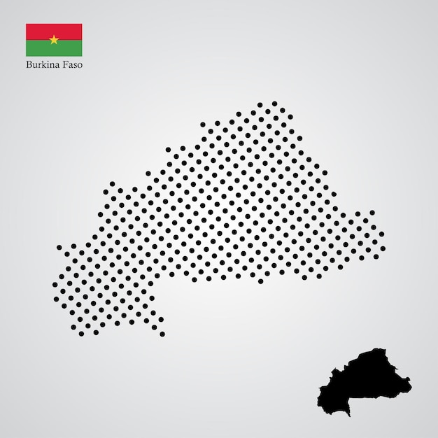 Vettore mappa della bulgaria silhouette stile a mezza tonalità