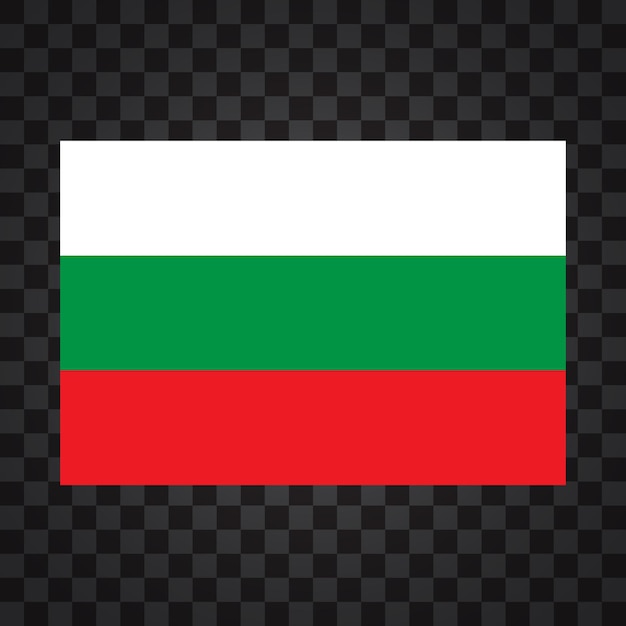 Bulgarije Vlag Borstel Nationale Vlag