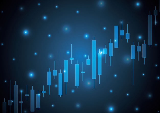 Bulish stock market candle stick