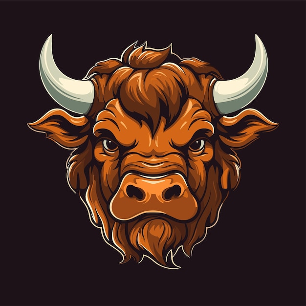 иллюстрация аватара быка