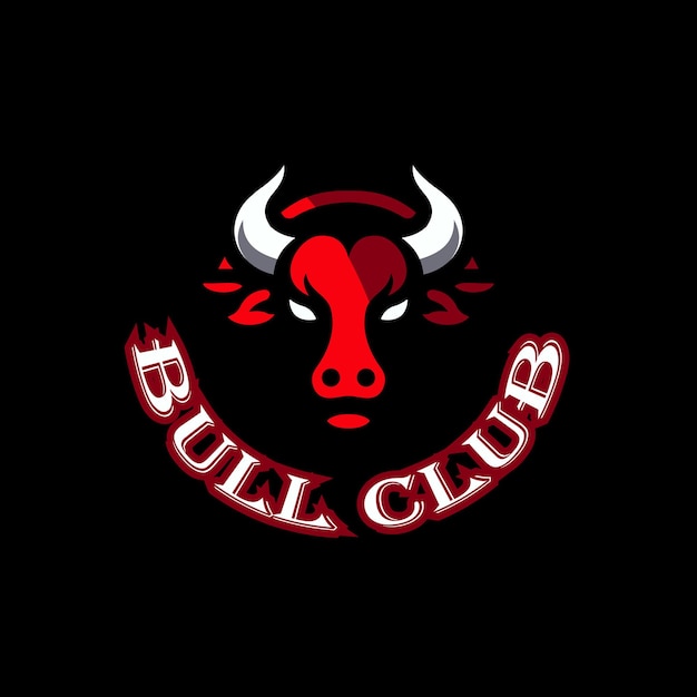 Bull head logo design vector template Buffalo logo vector illustration Wild animal logo