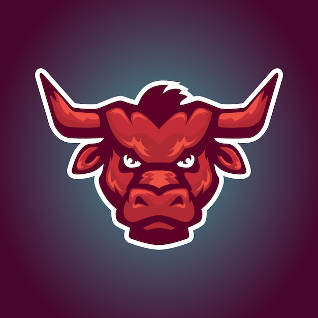 Bull head mascot