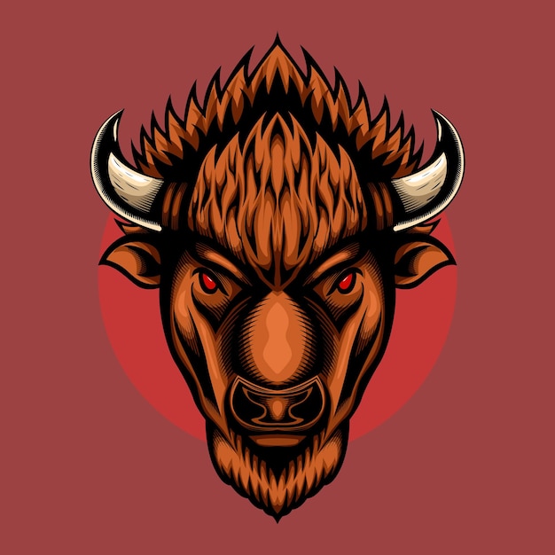 bull head t shirt design