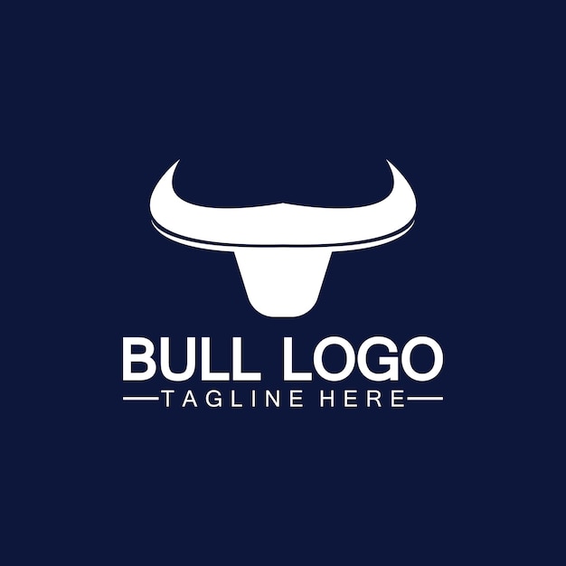 Bull horn logo and symbol template icons app