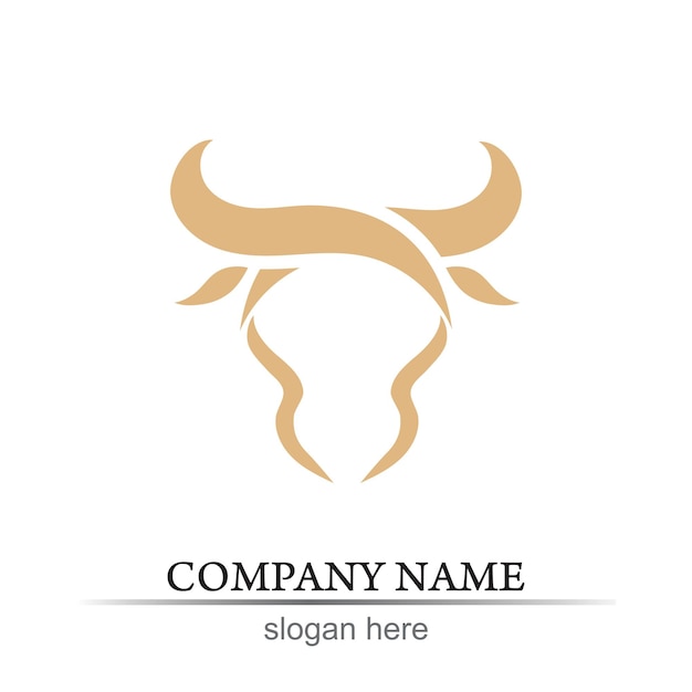 Logo e simboli del simbolo del toro bull app