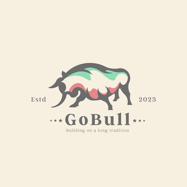 Bull logo business design