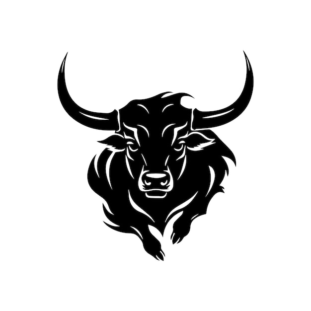 Значок дизайна логотипа быка