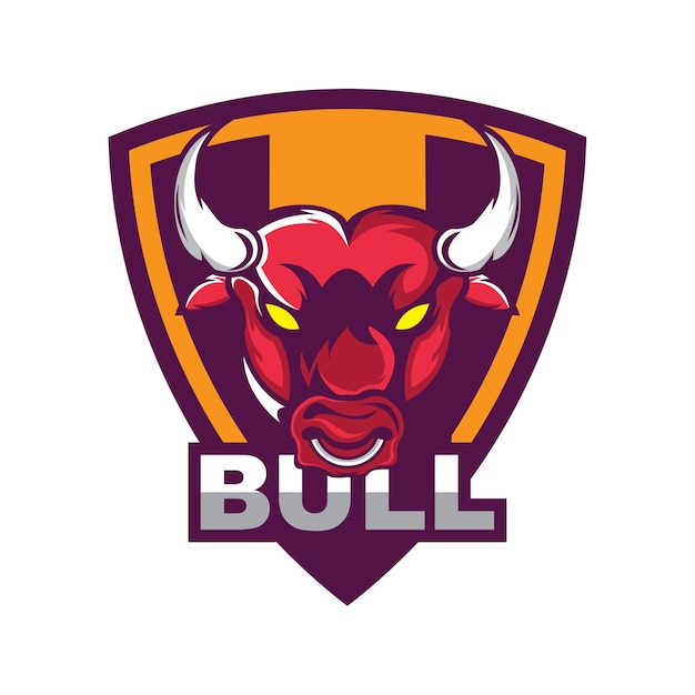 Bull logo ontwerpsjabloon