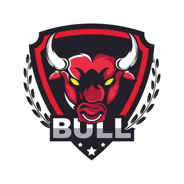Bull logo ontwerpsjabloon