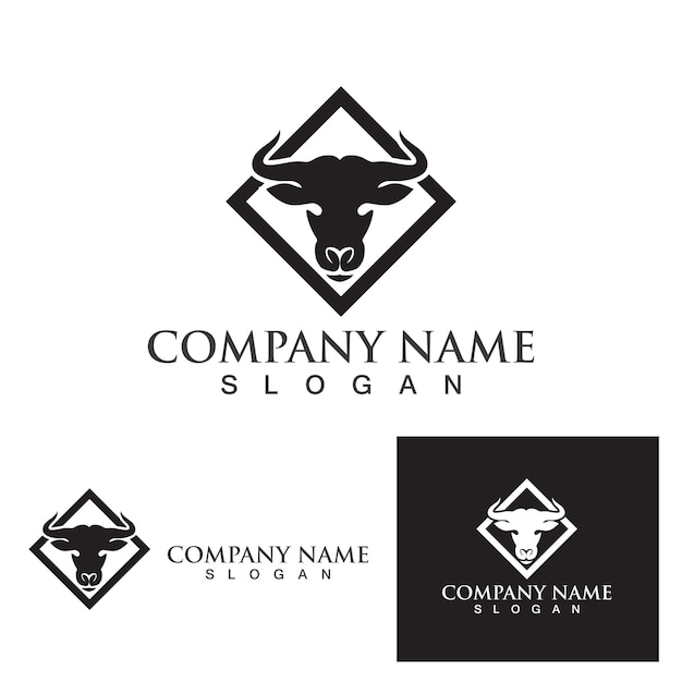 Bull logo and symbol vector eps