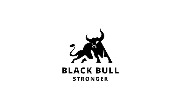 Vector bull logo template