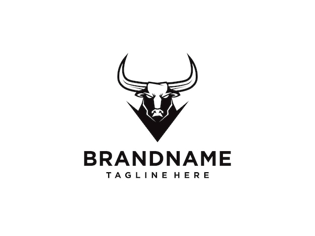 bull logo vector bull head logo design bull head mascot logo horn bull vector