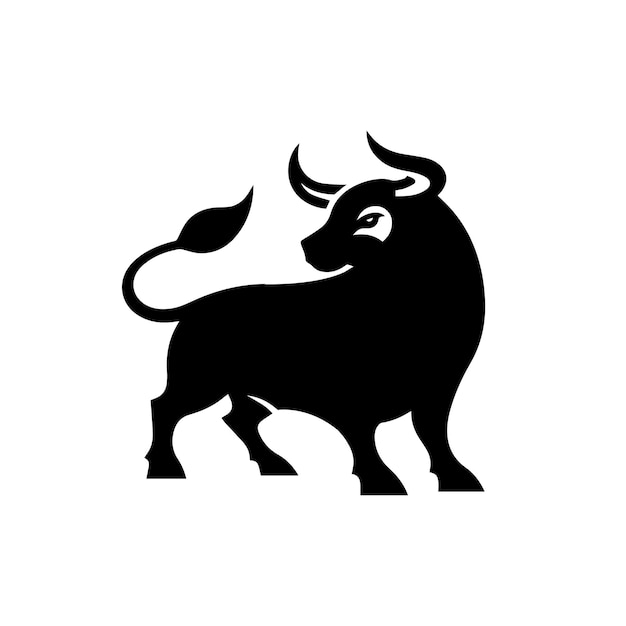 로고 터 템플릿 (Bull Vector Template) - 어리 로고터 요소 (Bull vector elements) 러리 터 일러스트레이션 (bull vector illustration)