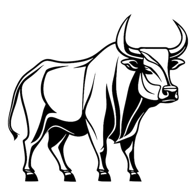 Vettore di logo del toro