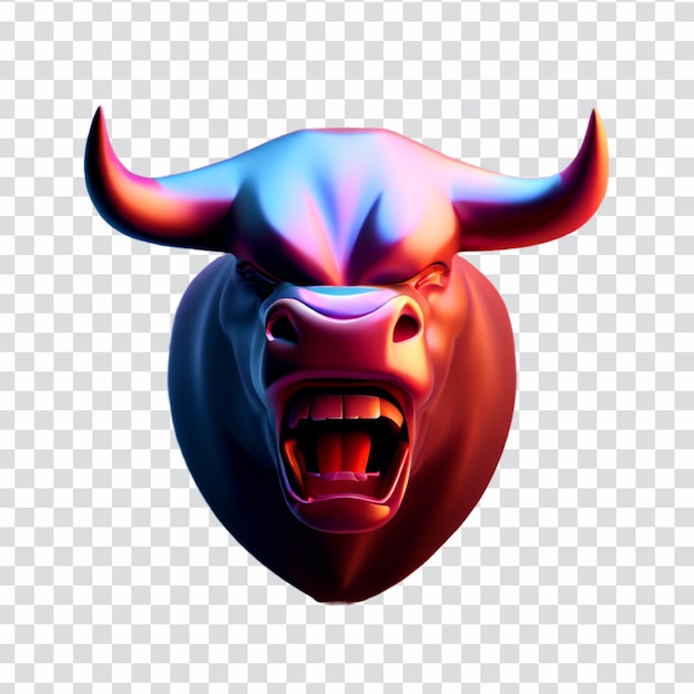 Vector bull mascot gaming logo esport