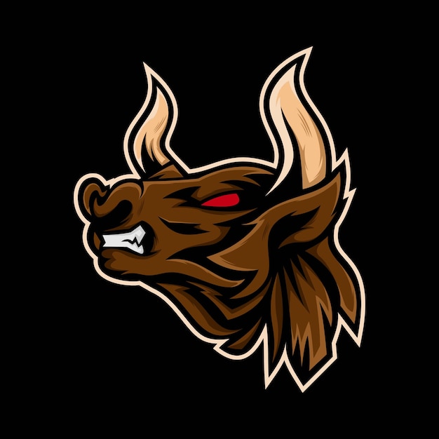 Bull mascotte logo