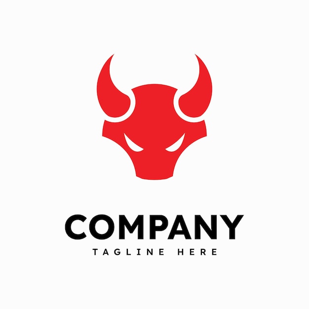 Bull Taurus Logo icon Template vector illustration