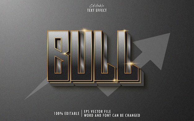 Bull-teksteffect